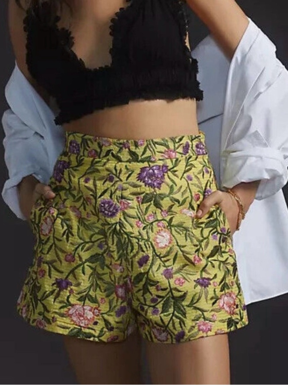 Anthropologie La Fuori Floral Shorts – XS